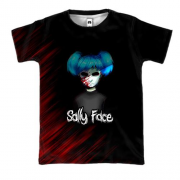 3D футболка Салли в окровавленной маске - SALLY FACE
