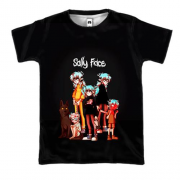3D футболка Салли в разном возрасте - SALLY FACE