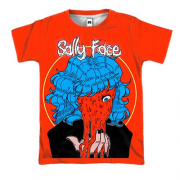 3D футболка Салли с окровавленным лицом - SALLY FACE