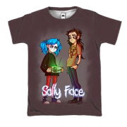 3D футболка Саллі та Ларрі - SALLY FACE