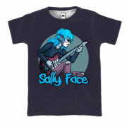 3D футболка Салли с гитарой - SALLY FACE