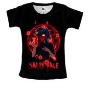 Жіноча 3D футболка Саллі та символи - SALLY FACE