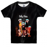 Детская 3D футболка Салли в разном возрасте - SALLY FACE