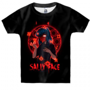 Детская 3D футболка Салли и символы - SALLY FACE