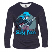 Чоловічий 3D лонгслів Саллі з гітарою - SALLY FACE