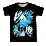 3D футболка Санс та дракон - Undertale