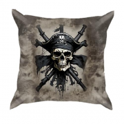 3D подушка с пиратским черепом