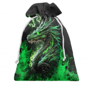 Подарунковий мішечок Зелений вогняний дракон (2)