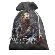 Подарочный мешочек "Witcher: Wild Hunt" черный комуфляж