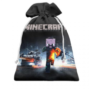 Подарочный мешочек "Minecraft x Battlefield"