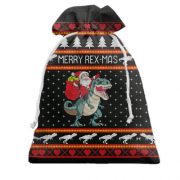Подарочный мешочек «Merry Rex-mas»