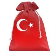 Подарочный мешочек с градиентным флагом Турции