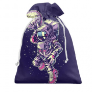 Подарочный мешочек с астронавтом и Луной