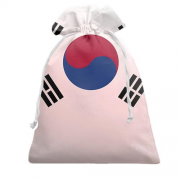Подарочный мешочек с флагом Южной Кореи