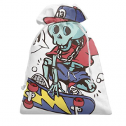 Подарочный мешочек Yeah skate skull