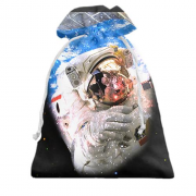 Подарочный мешочек с астронавтом