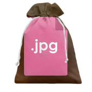 Подарочный мешочек с надписью JPG