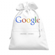 Подарунковий мішечок зі сторінкою пошуку Google
