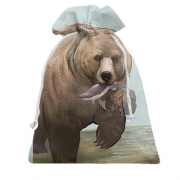Подарунковий мішечок з ведмедем і рибою (2)