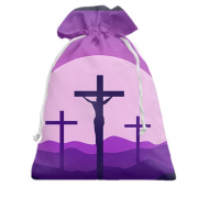 Подарочный мешочек с крестами
