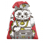 Подарочный мешочек Hip hop cat