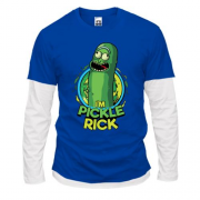 Лонгслив комби Pickle Rick (2)
