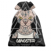 Подарочный мешочек Gangster Cat