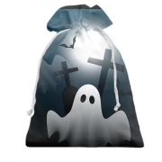 Подарочный мешочек с призраками и крестами