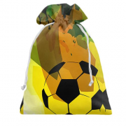 Подарунковий мішечок Football Yellow