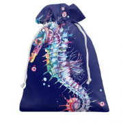 Подарочный мешочек Sea ​​Horse Art