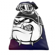 Подарочный мешочек Bulldog head pop art
