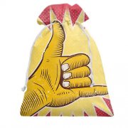 Подарочный мешочек Rasta Hand Pop Art