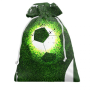 Подарочный мешочек Football Grass Head
