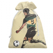 Подарочный мешочек Football player Art