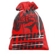 Подарунковий мішечок Train Hard Red