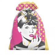 Подарочный мешочек Lovely girl Pop art