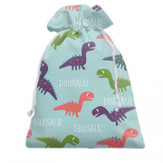Подарочный мешочек Dinosaur  pattern