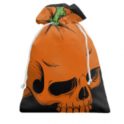 Подарунковий мішечок Skull-Orange
