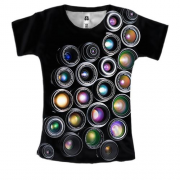 Жіноча 3D футболка з об'єктивами