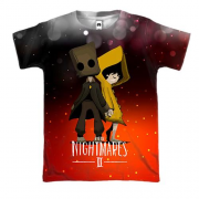 3D футболка Моно и Шестая - Little Nightmares II