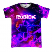 3D футболка Roblox, неон