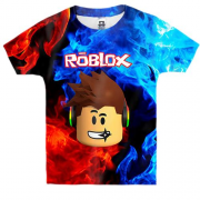 Детская 3D футболка Roblox Head