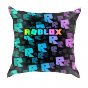 3D подушка Roblox, rainbow pattern