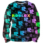 3D свитшот Roblox, rainbow pattern