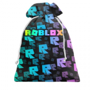 3D Подарунковий мішечок Roblox, rainbow pattern