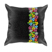 3D подушка с цветочным артом