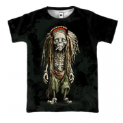 3D футболка Bob Marley скелет (АРТ)