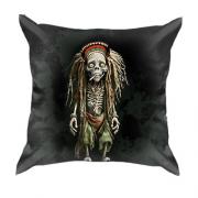 3D подушка Bob Marley скелет (АРТ)