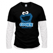Лонгслив комби  Cookie monster
