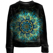 Детский 3D свитшот Neon mandala